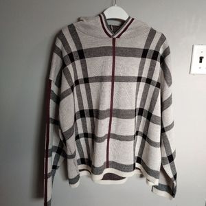 Plaid Hooded Sweater